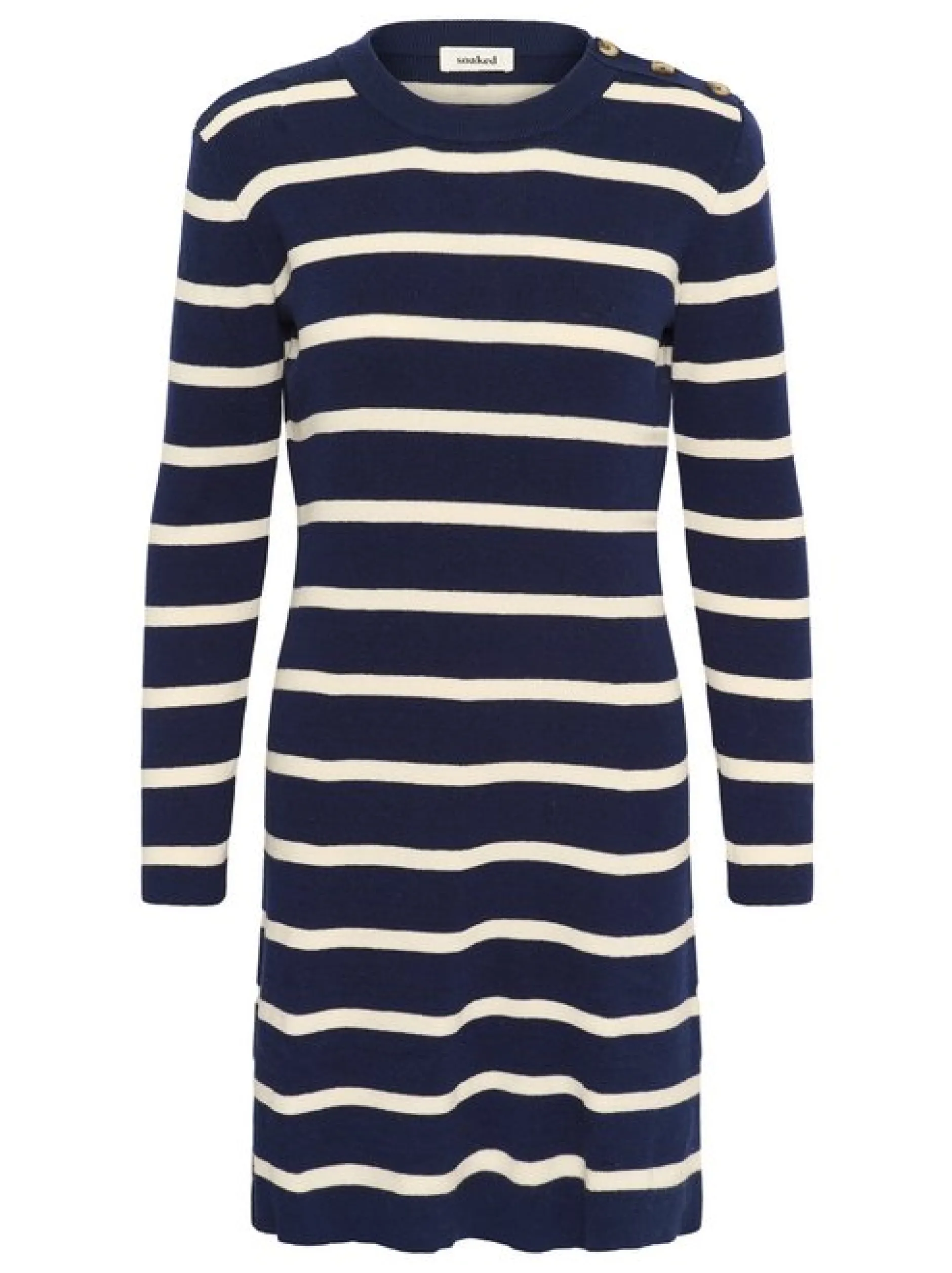 Soaked in Luxury Damen Strickkleid SLSanja in marine