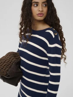 Soaked in Luxury Damen Strickkleid SLSanja in marine