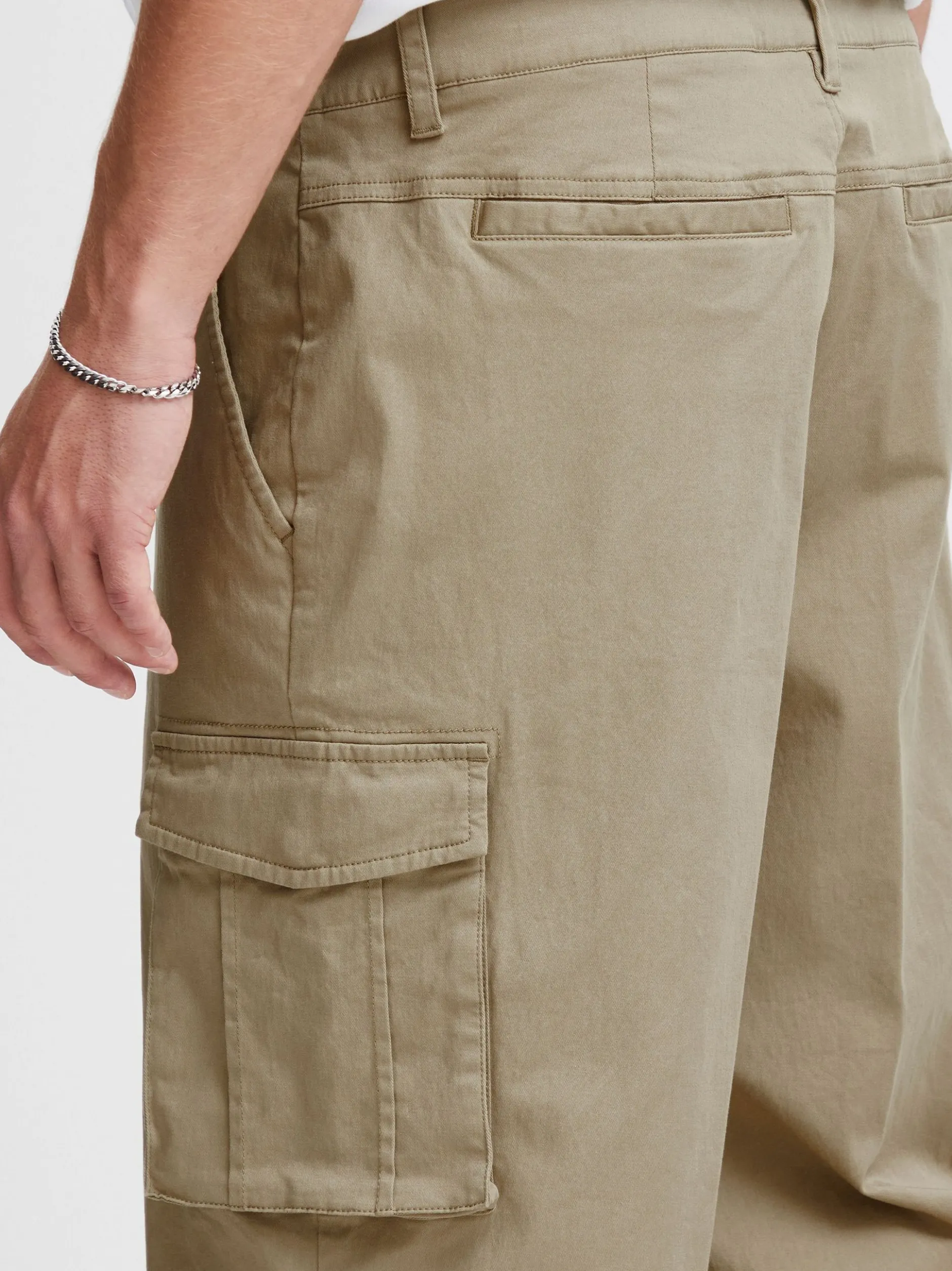 Solid Herren Cargohose - SDJoe in beige
