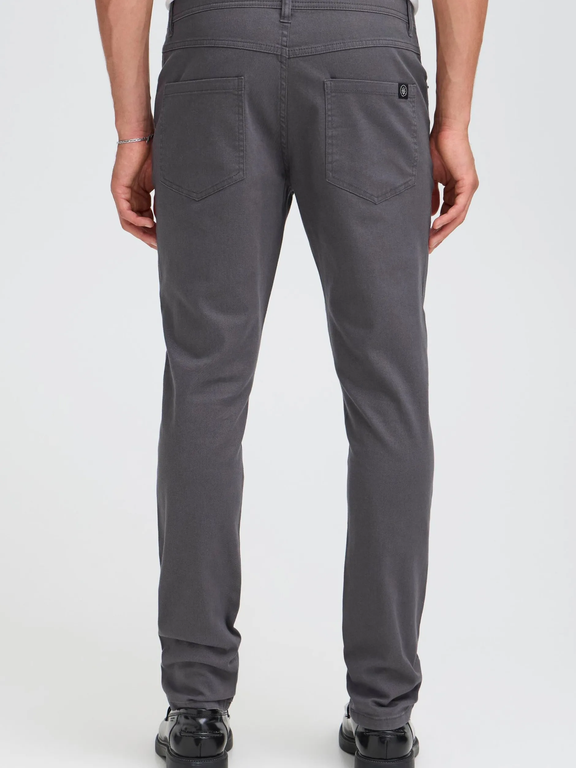 Solid Herren Chinohose - SDChai in grau