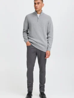 Solid Herren Chinohose - SDChai in grau