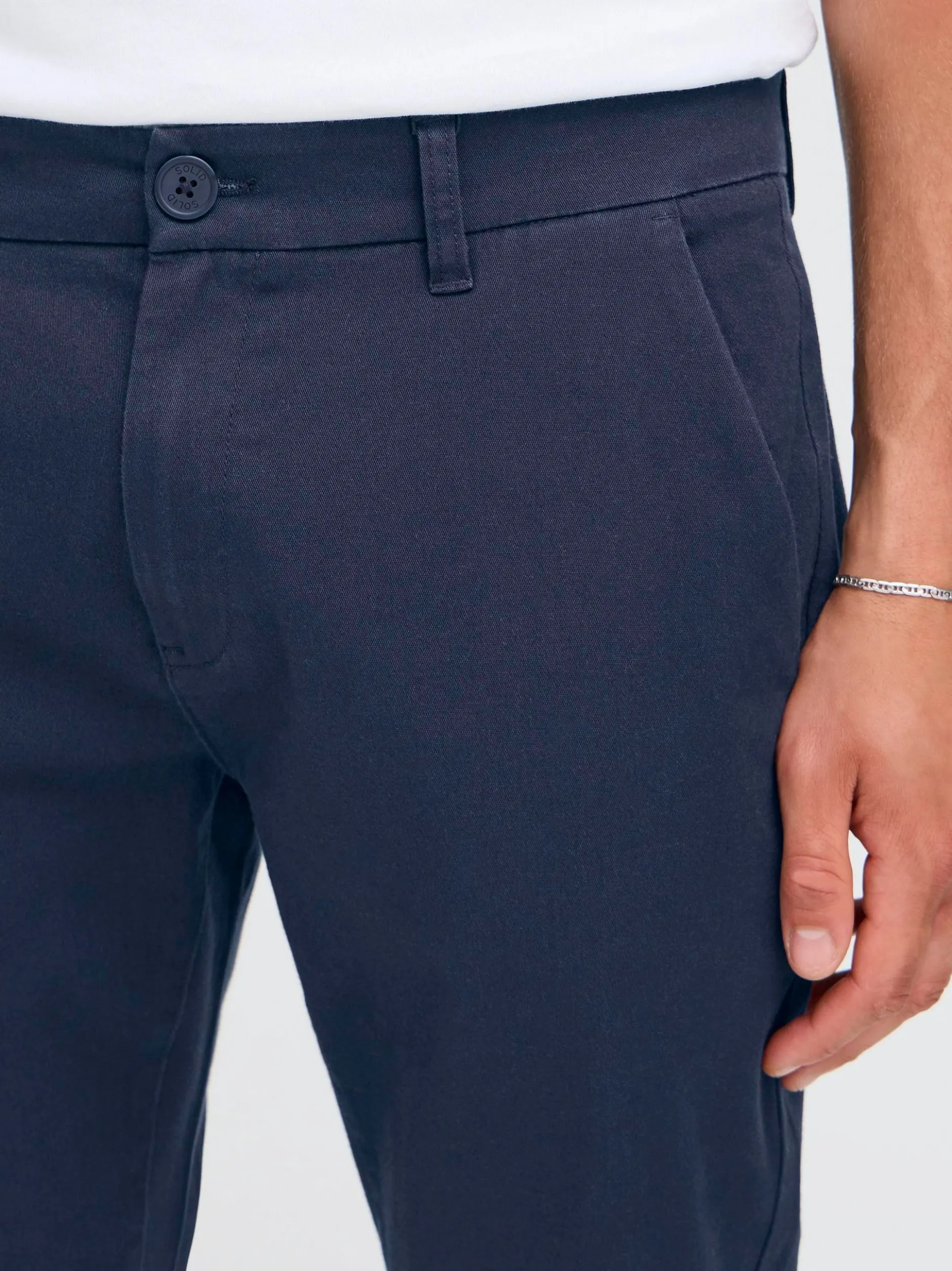 Solid Herren Chinohose - SDChase in blau