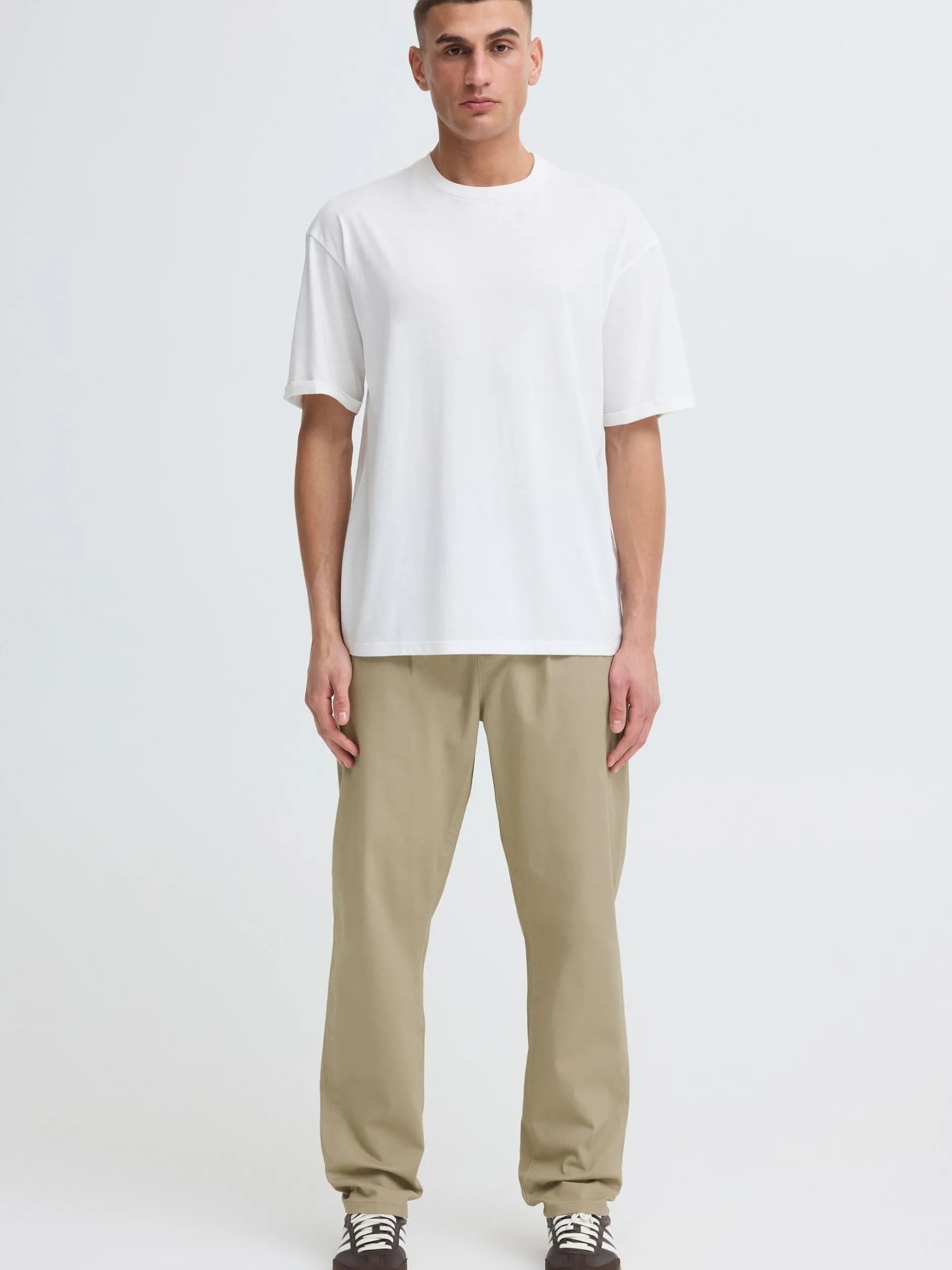 Solid Herren Chinohose - SDMohan Stretch in beige