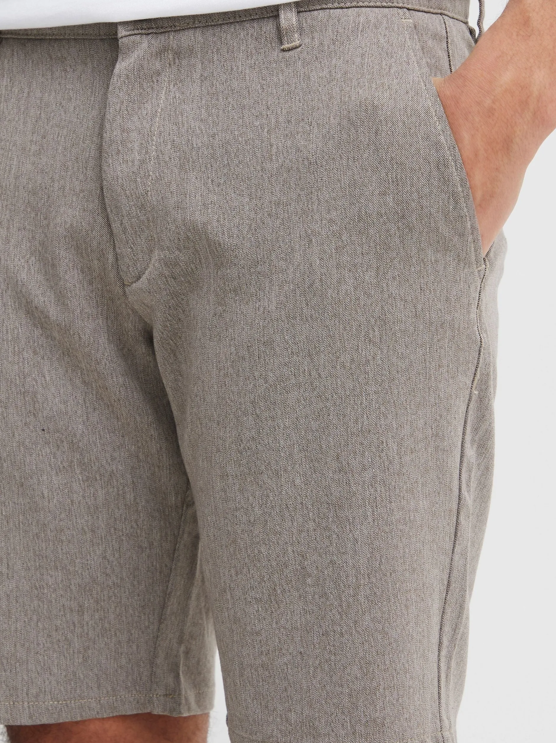 Solid Herren Chinoshorts - SDFrederic in beige
