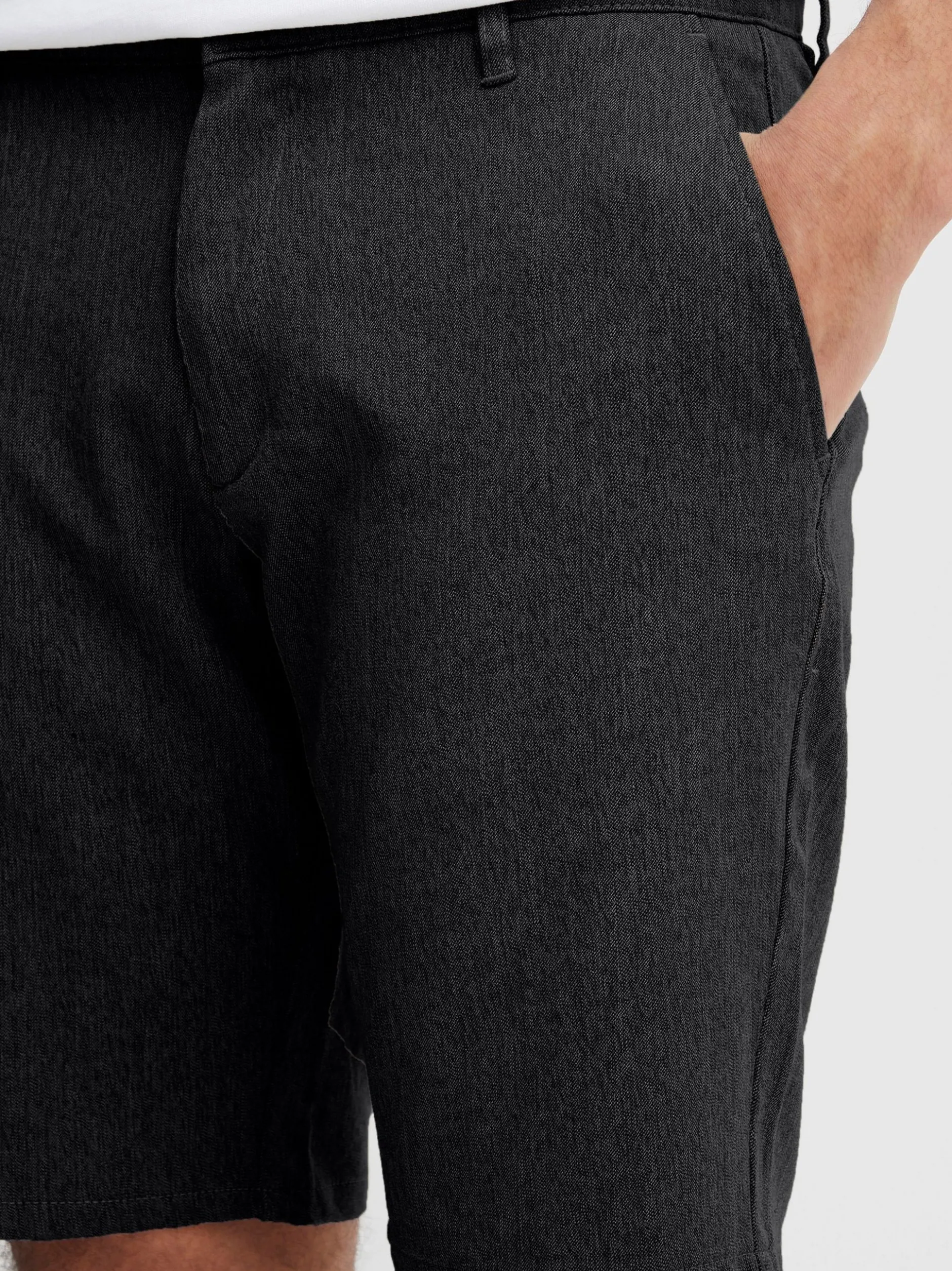 Solid Herren Chinoshorts - SDFrederic in schwarz