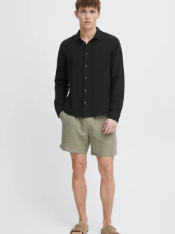 Solid Herren Hemd - SDIain in schwarz