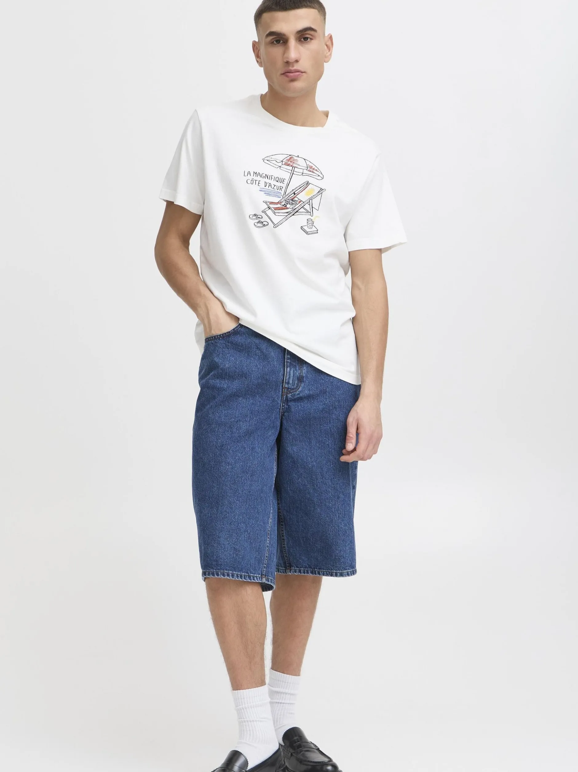 Solid Herren Jeansshorts - SDTommy in denim