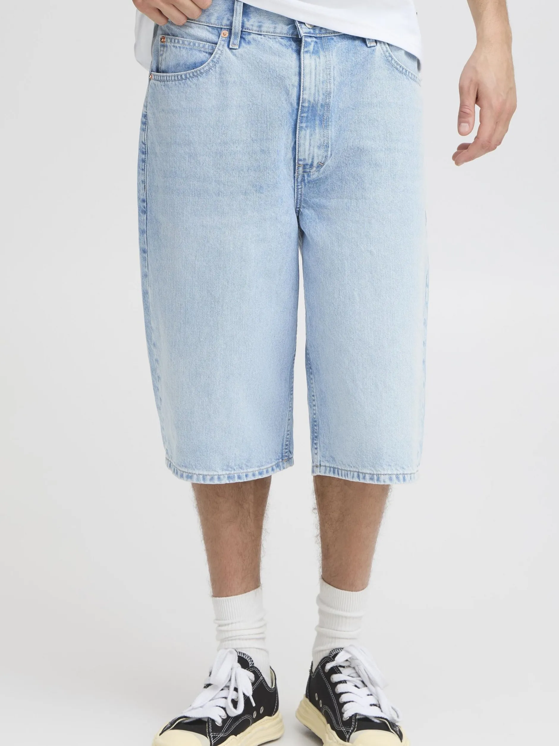 Solid Herren Jeansshorts - SDTommy in hellblau