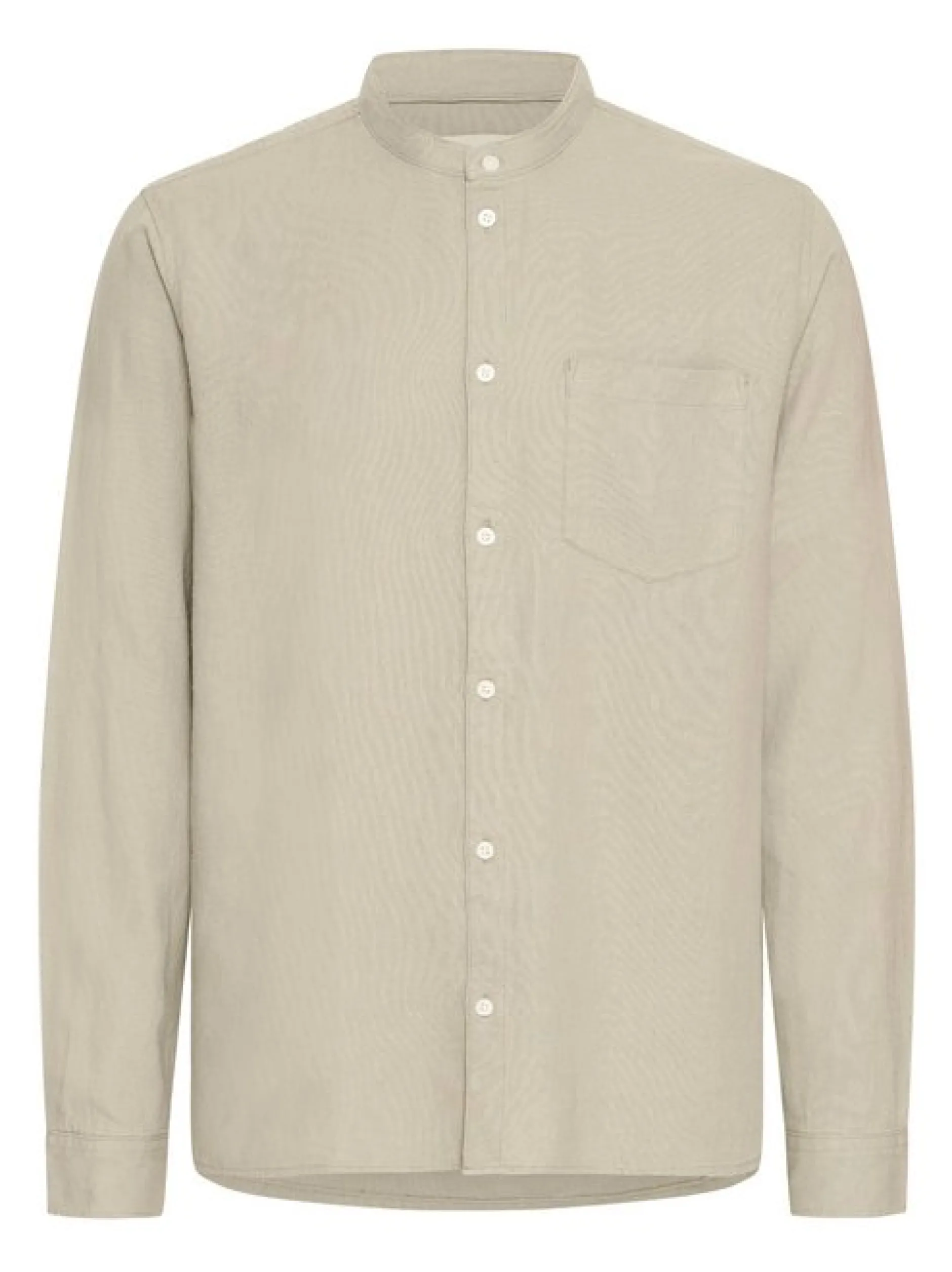 Solid Herren Langarmhemd - SDAllan in beige