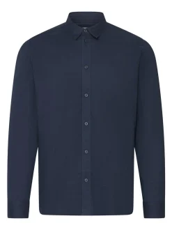 Solid Herren Langarmhemd - SDOlmin in blau