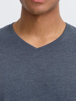 Solid Herren Langarmshirt - SDBeda in blau