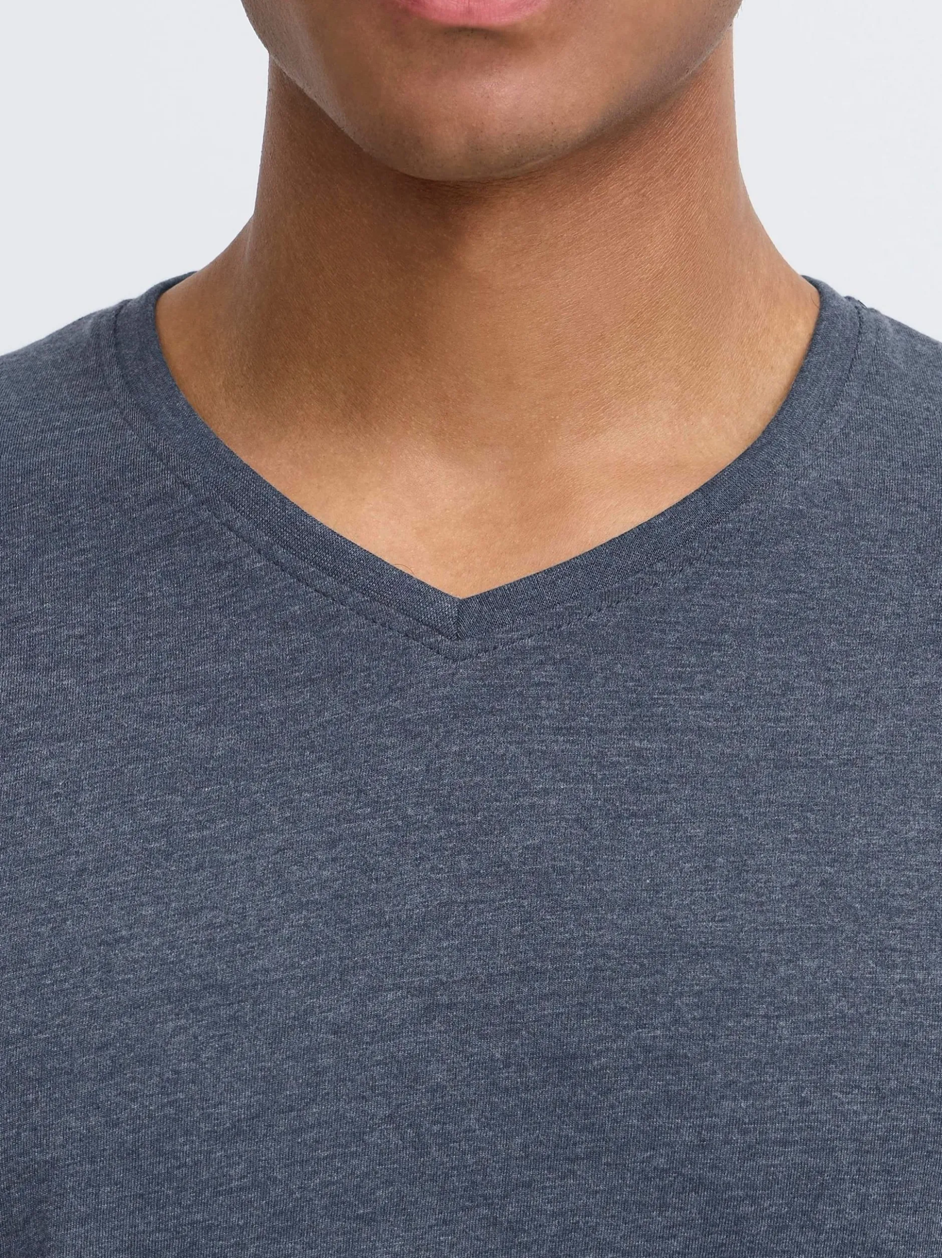 Solid Herren Langarmshirt - SDBeda in blau