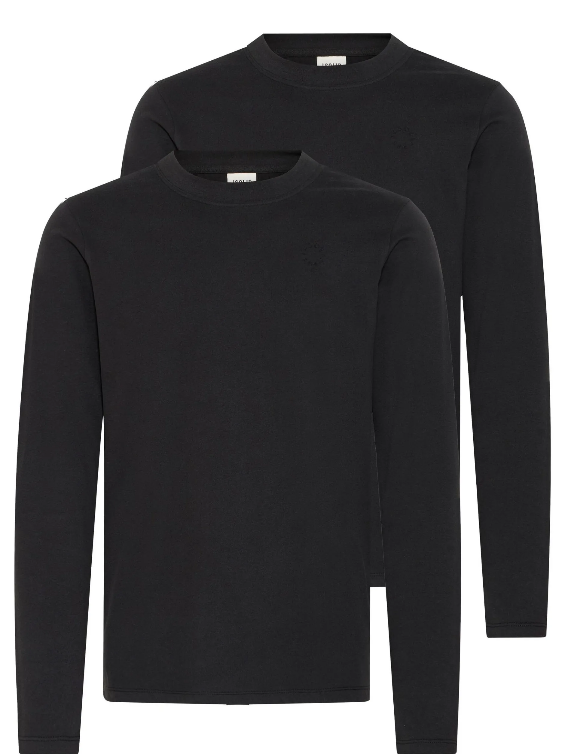 Solid Herren Langarmshirt - SDOdatten in schwarz