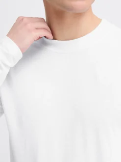 Solid Herren Langarmshirt - SDOdatten in weiß