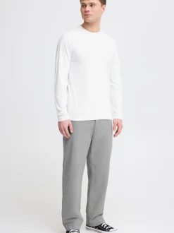 Solid Herren Langarmshirt - SDOdatten in weiß