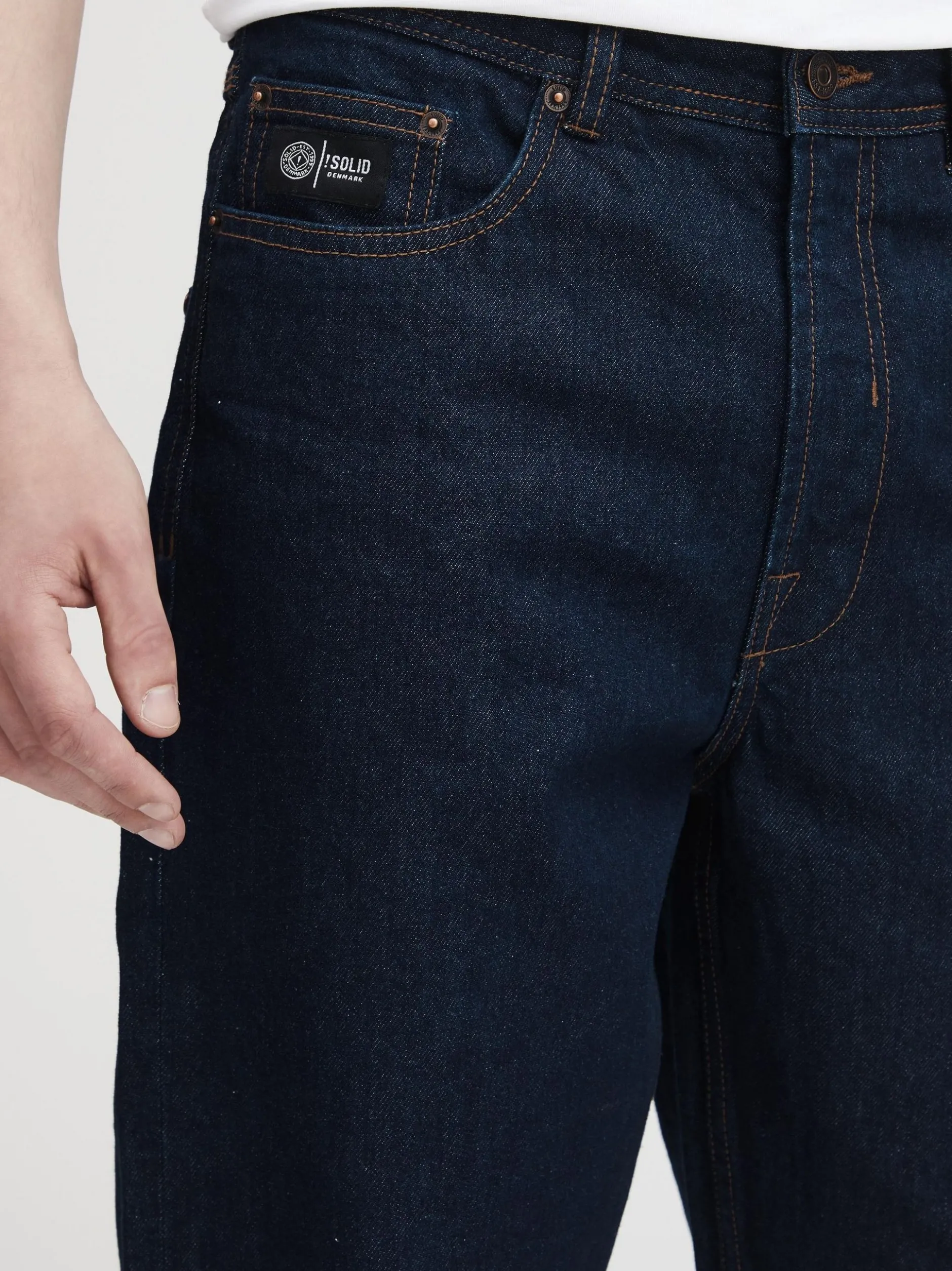 Solid Herren 5-Pocket-Jeans - SDHoffmann in dark stone