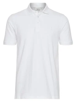 Solid Herren Poloshirt - SDAthen in weiß