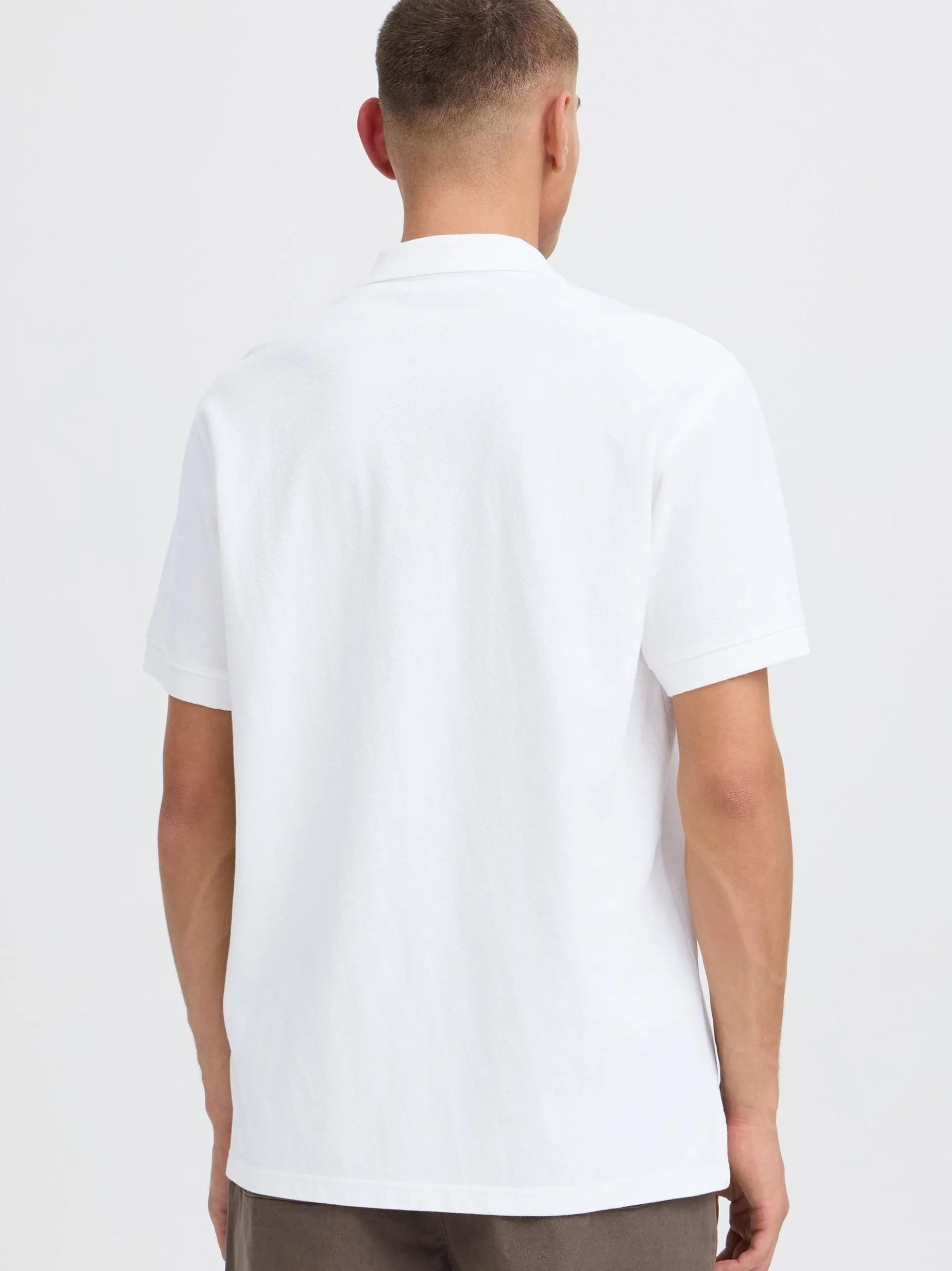 Solid Herren Poloshirt - SDBetova in weiß