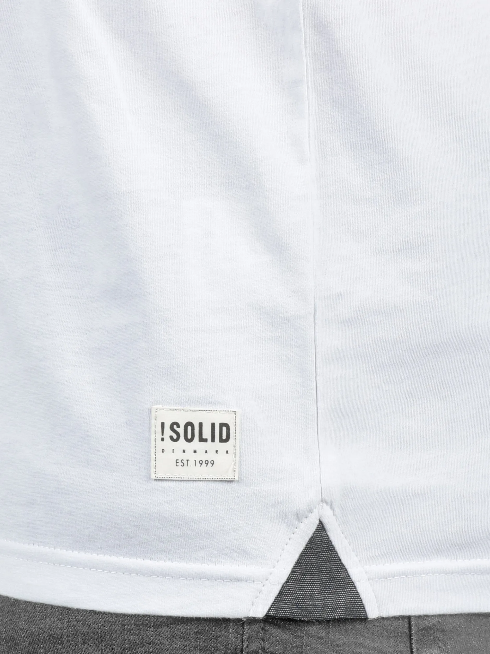 Solid Herren Rundhalsshirt - SDMalte in grau