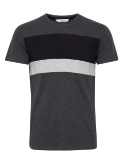 Solid Herren Rundhalsshirt - SDSascha in grau