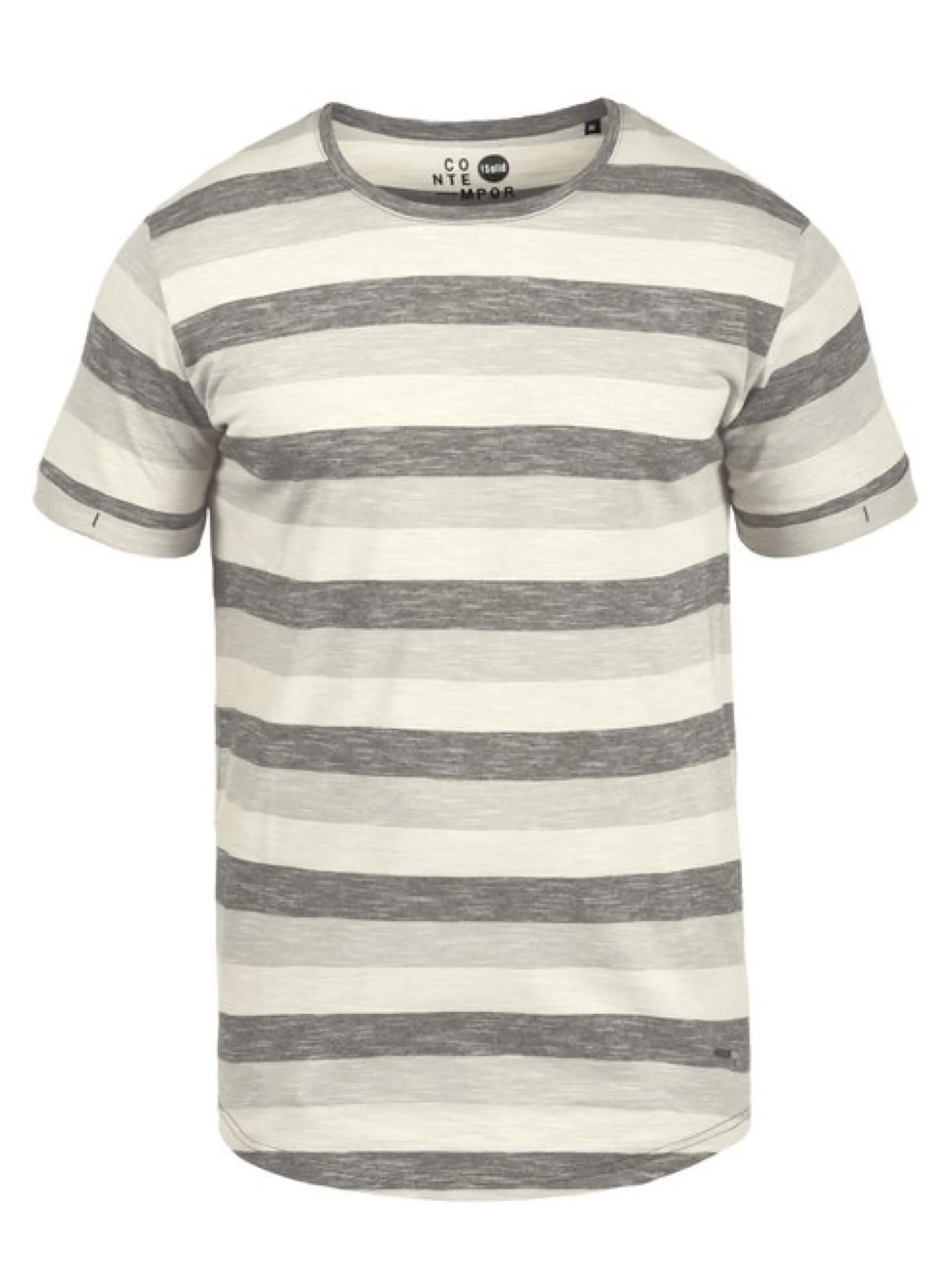 Solid Herren Rundhalsshirt - SDThicco in schwarz