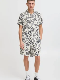 Solid Herren Shorts - SDLiam in weiß