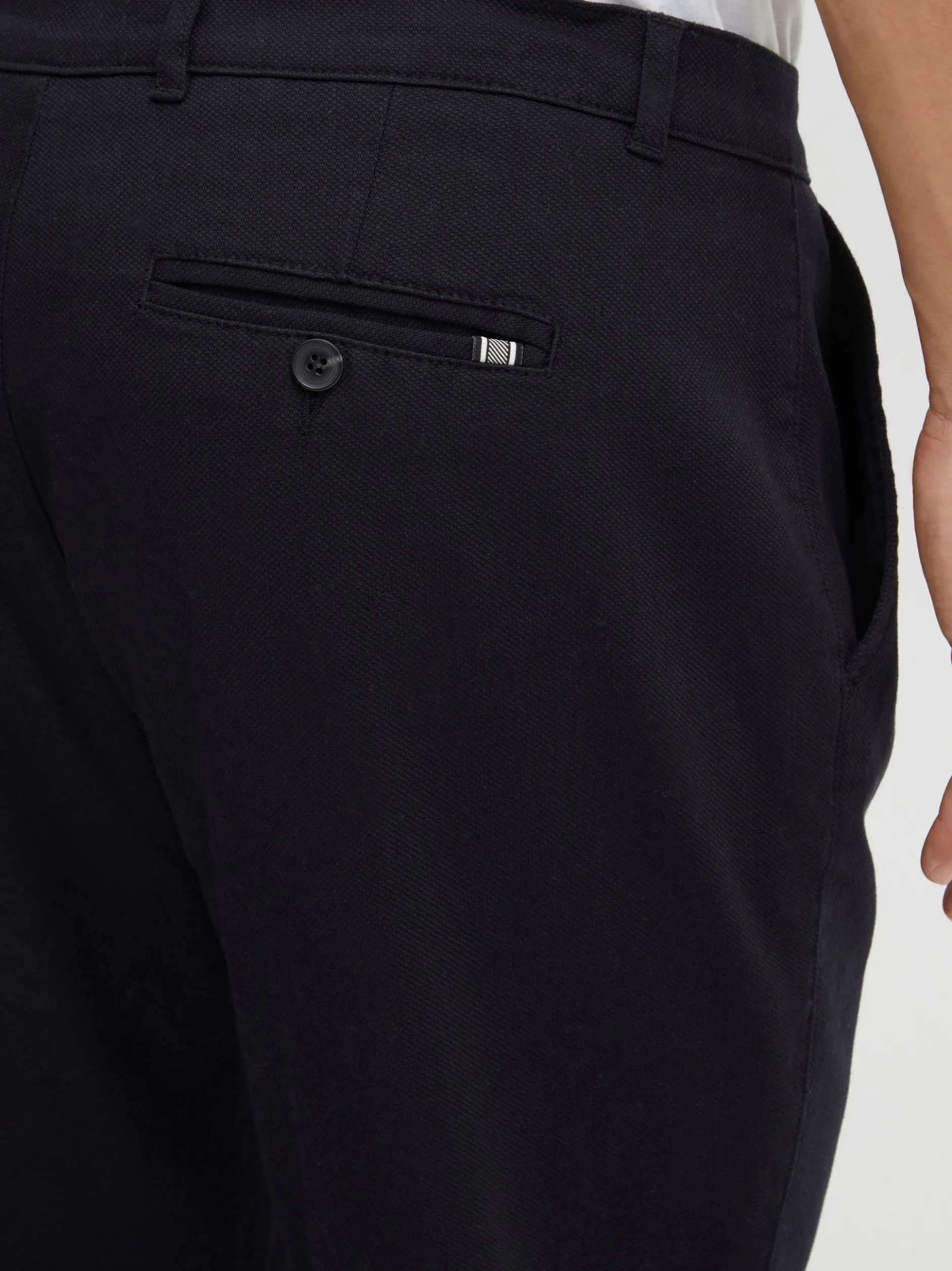 Solid Herren Stoffhose - SDFilip in schwarz