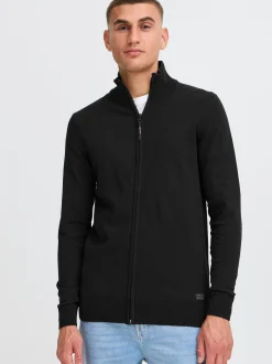 Solid Herren Strickjacke - SDAkalas in schwarz
