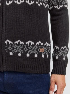 Solid Herren Strickjacke - SDNoran in schwarz