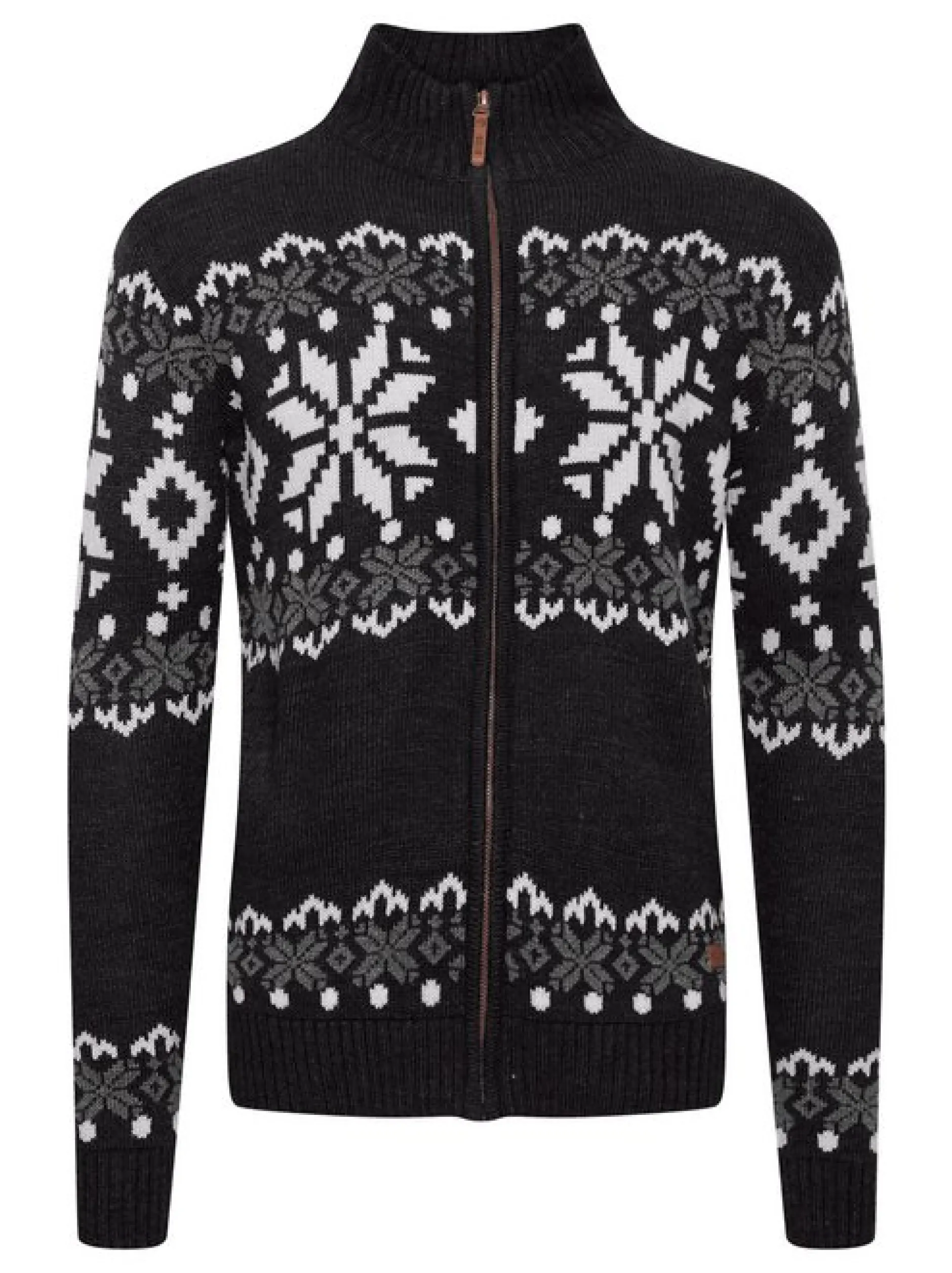 Solid Herren Strickjacke - SDNoran in schwarz
