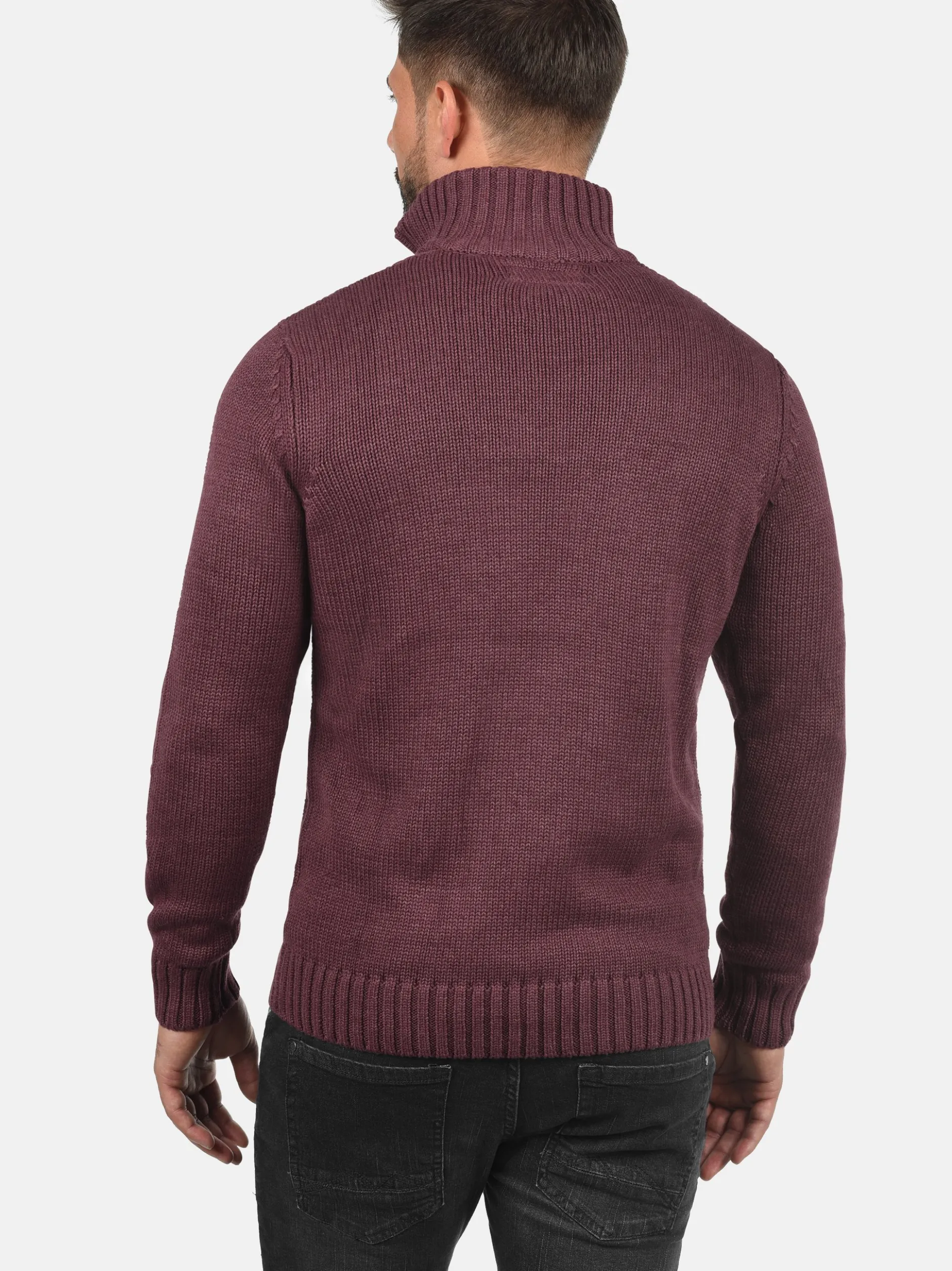 Solid Herren Strickjacke - SDPoul in rot
