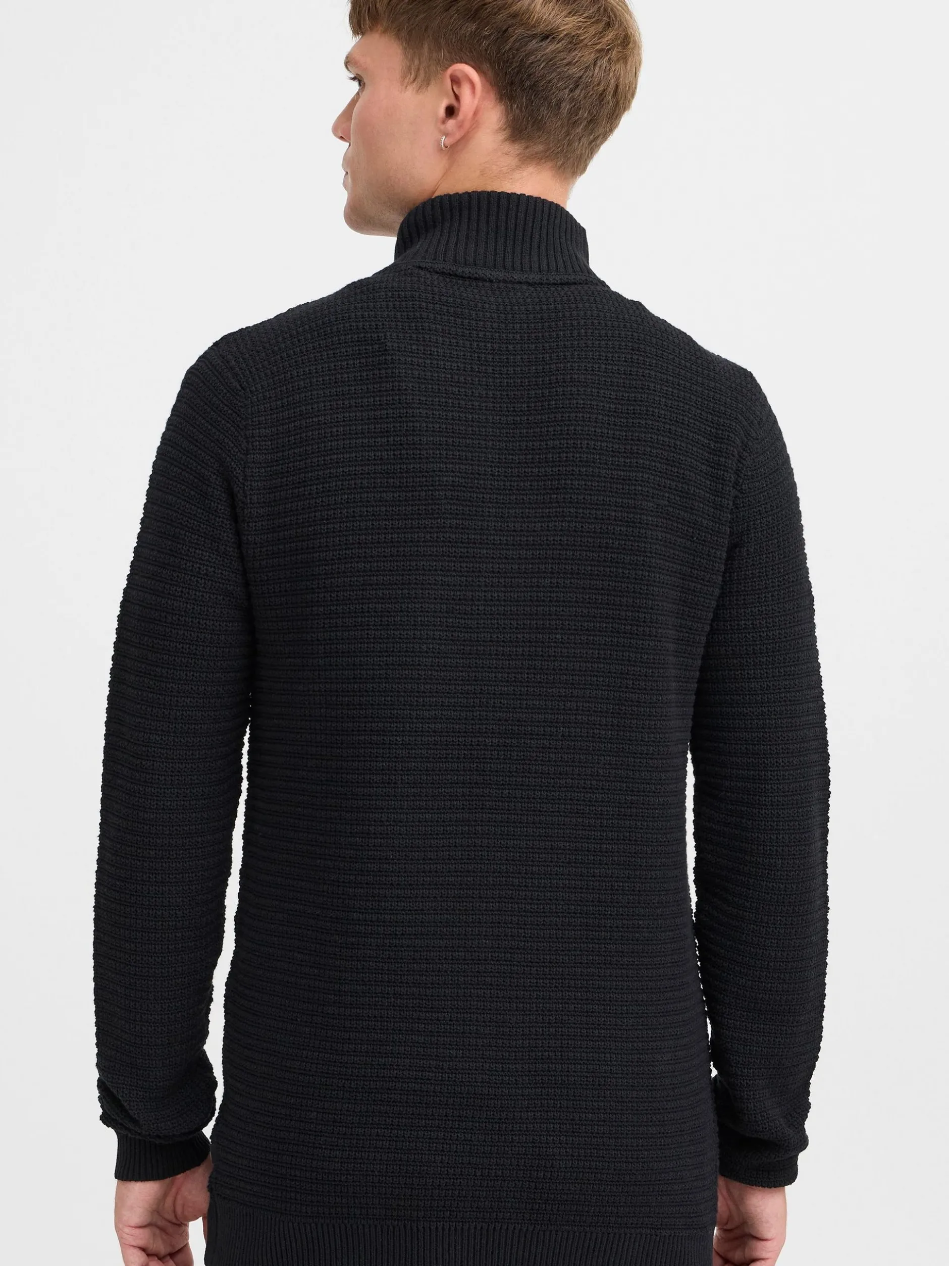Solid Herren Strickjacke - SDRecone in schwarz