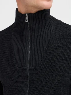 Solid Herren Strickjacke - SDRecone in schwarz
