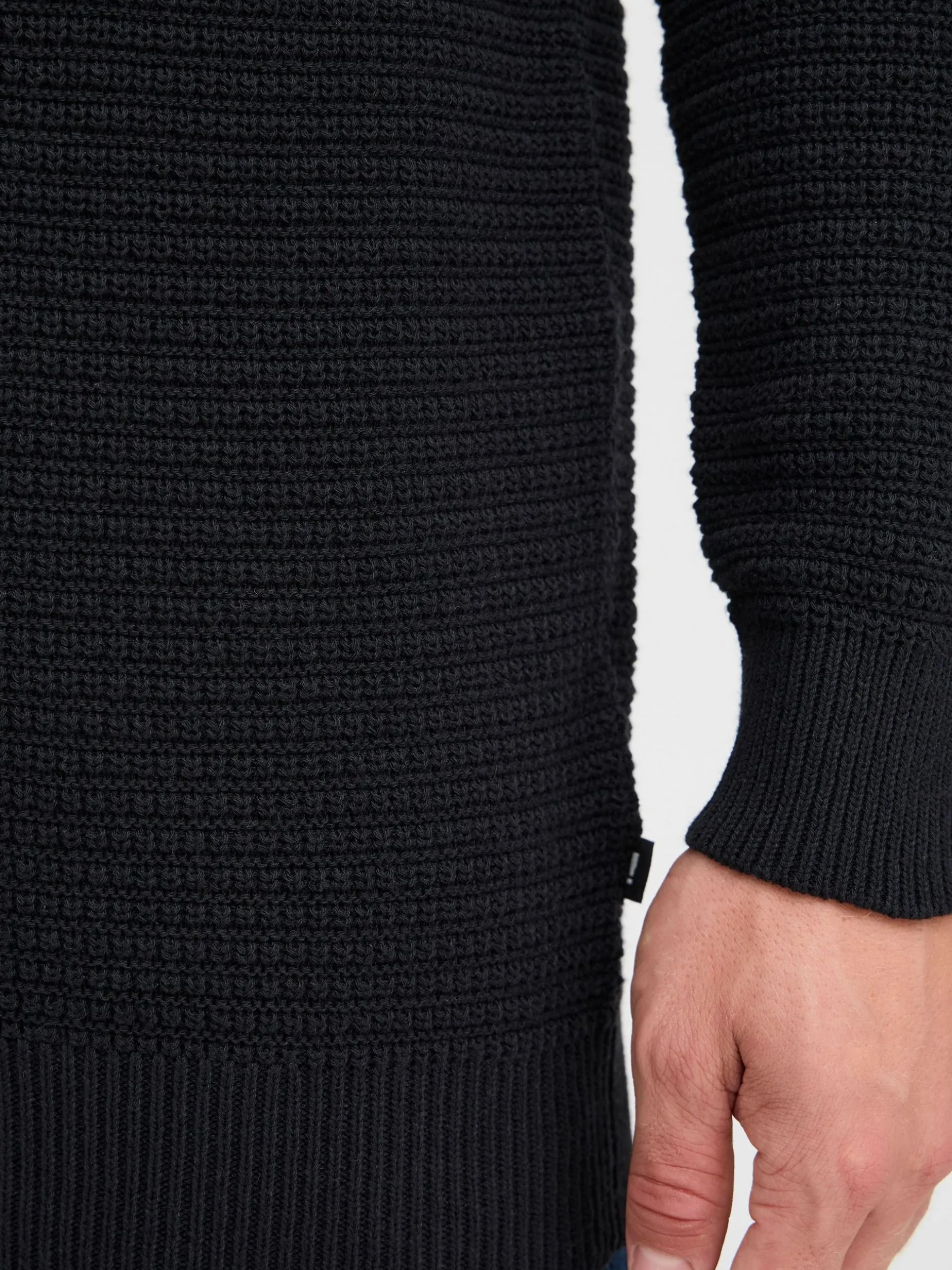 Solid Herren Strickjacke - SDRecone in schwarz