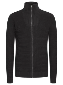 Solid Herren Strickjacke - SDRecone in schwarz