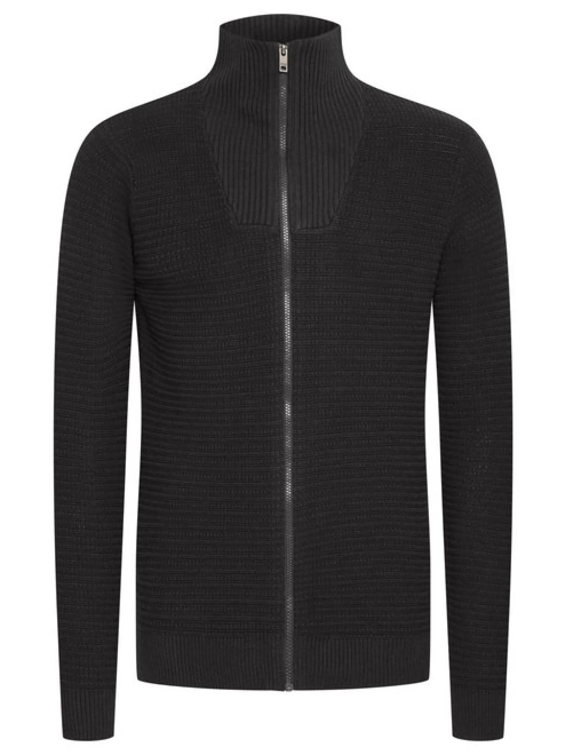 Solid Herren Strickjacke - SDRecone in schwarz
