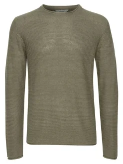 Solid Herren Strickpullover - SDJarah in grün