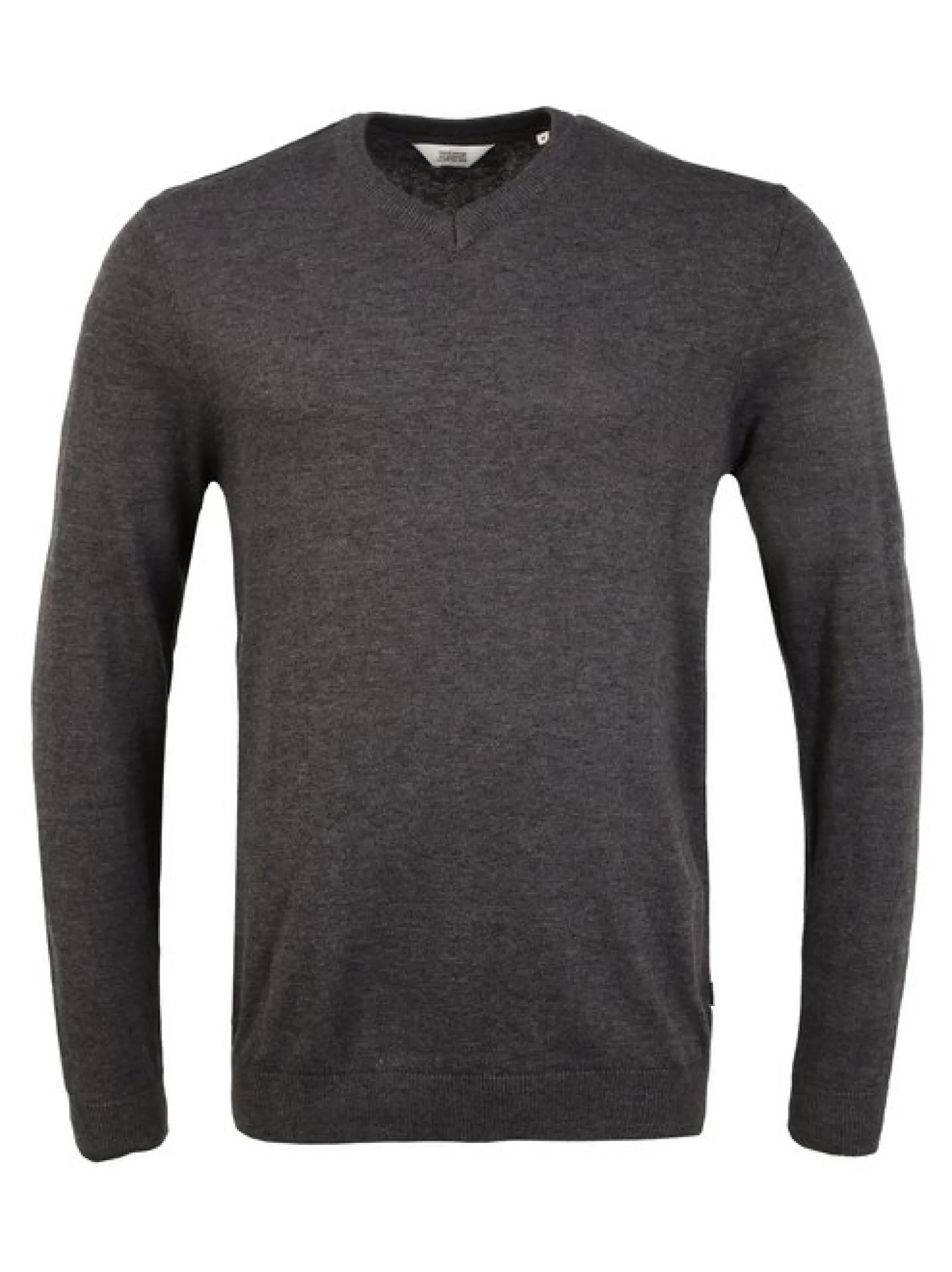 Solid Herren Strickpullover - SDAlegre in grau