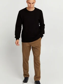 Solid Herren Strickpullover - SDClive in schwarz