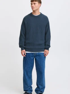 Solid Herren Strickpullover - SDGia in marine