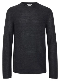 Solid Herren Strickpullover - SDJarah in grau