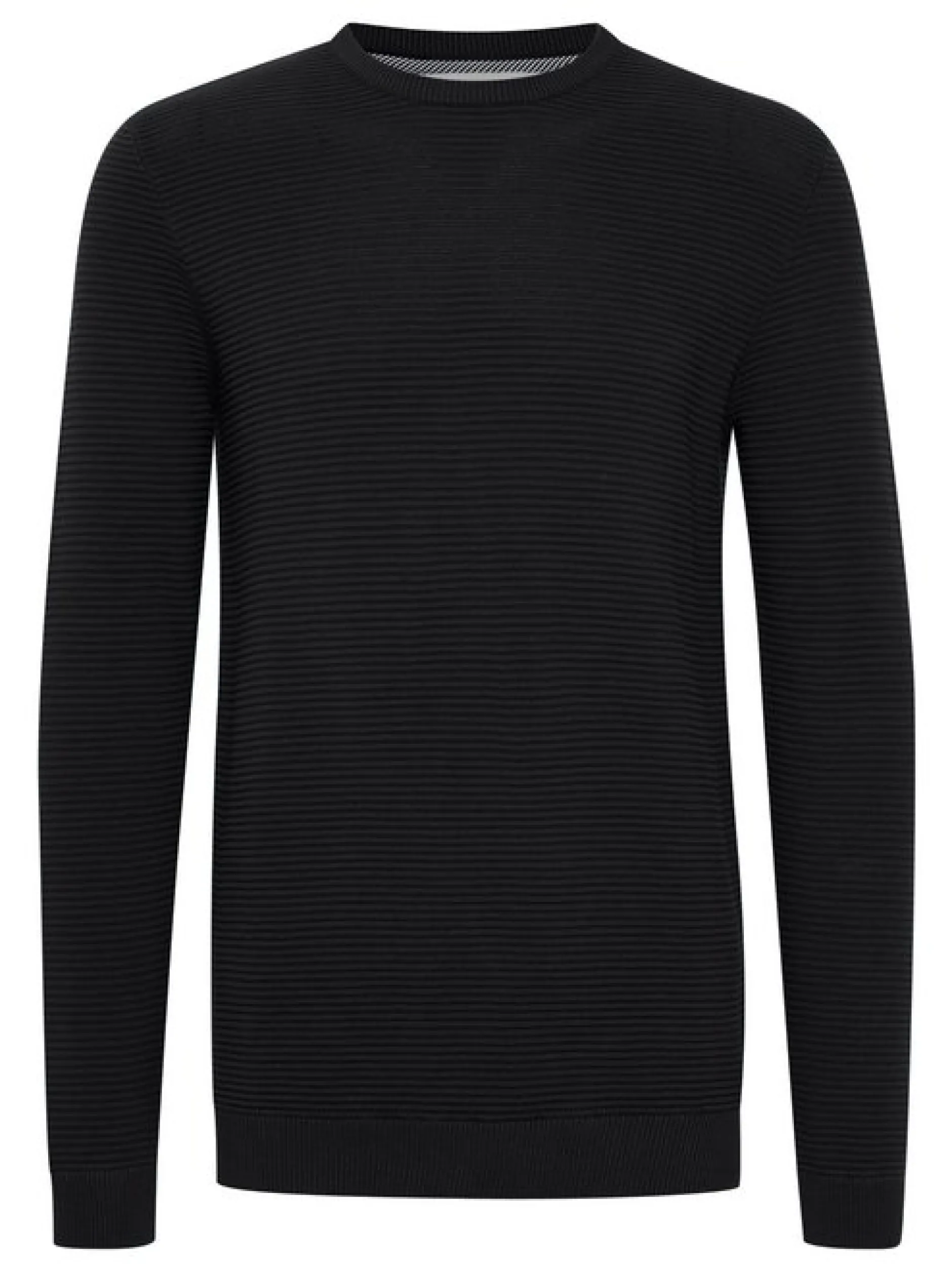 Solid Herren Strickpullover - SDNicholas in schwarz