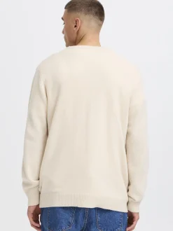 Solid Herren Strickpullover - SDRick in beige