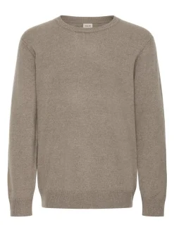 Solid Herren Strickpullover - SDRick in braun