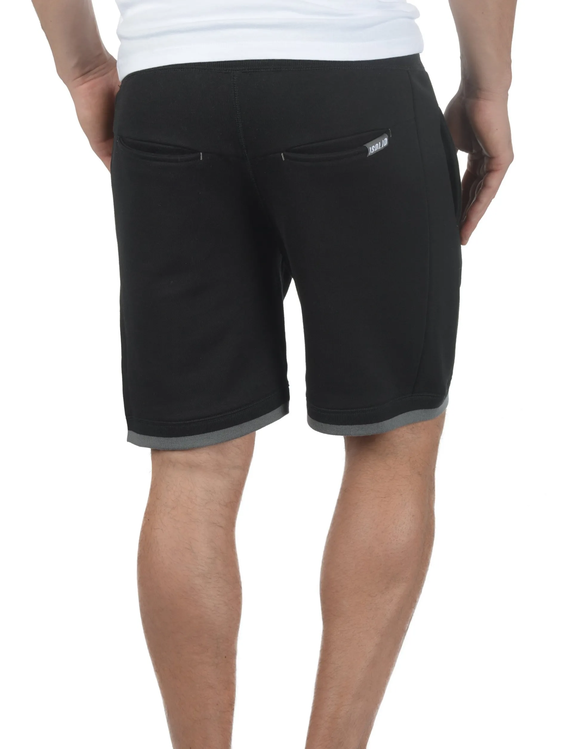 Solid Herren Sweatshorts - SDBenjamin in schwarz
