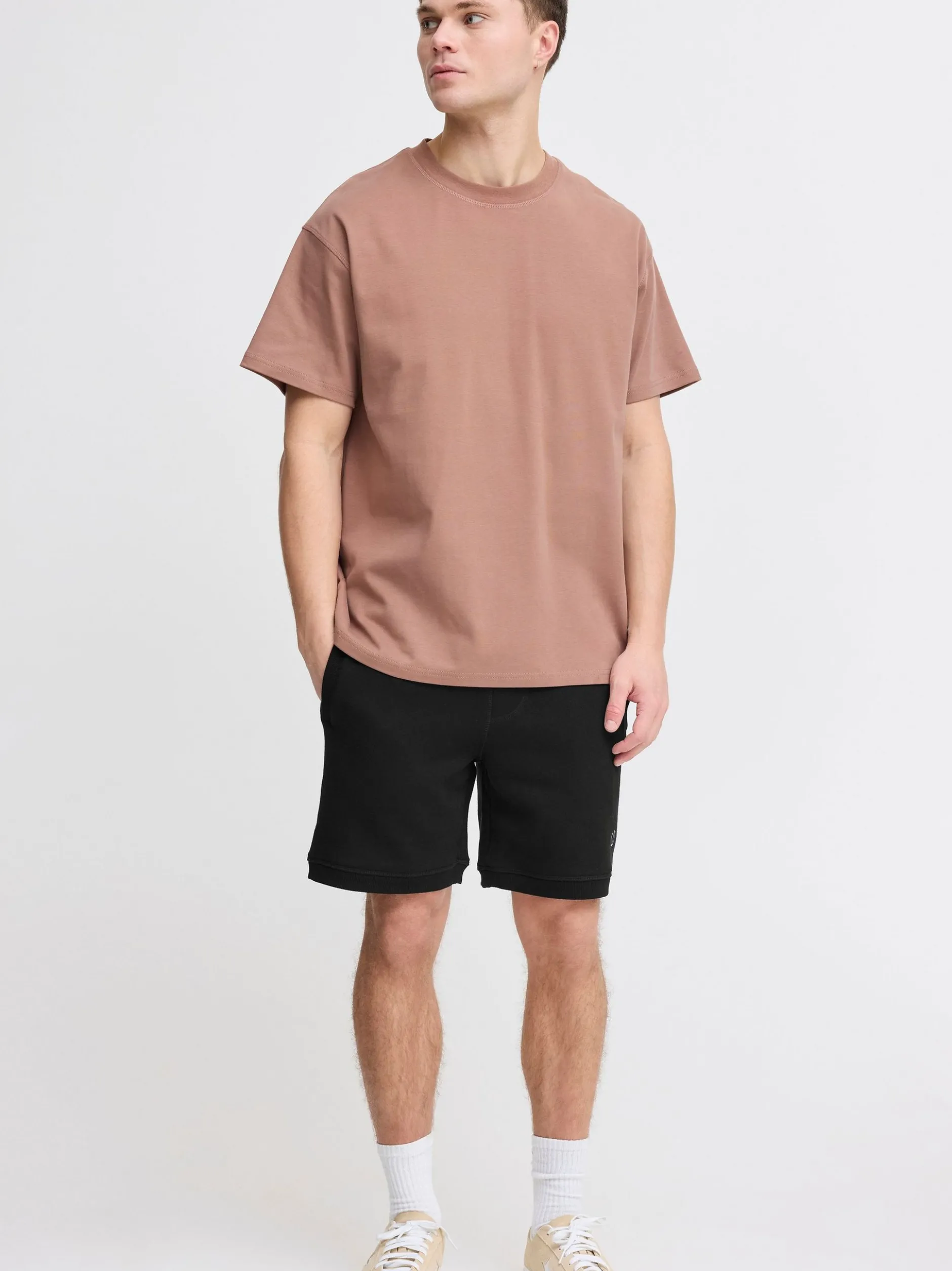 Solid Herren Sweatshorts - SDBennShorts in schwarz