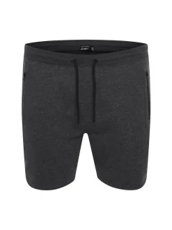 Solid Herren Sweatshorts - SDTaras Big & Tall in grau