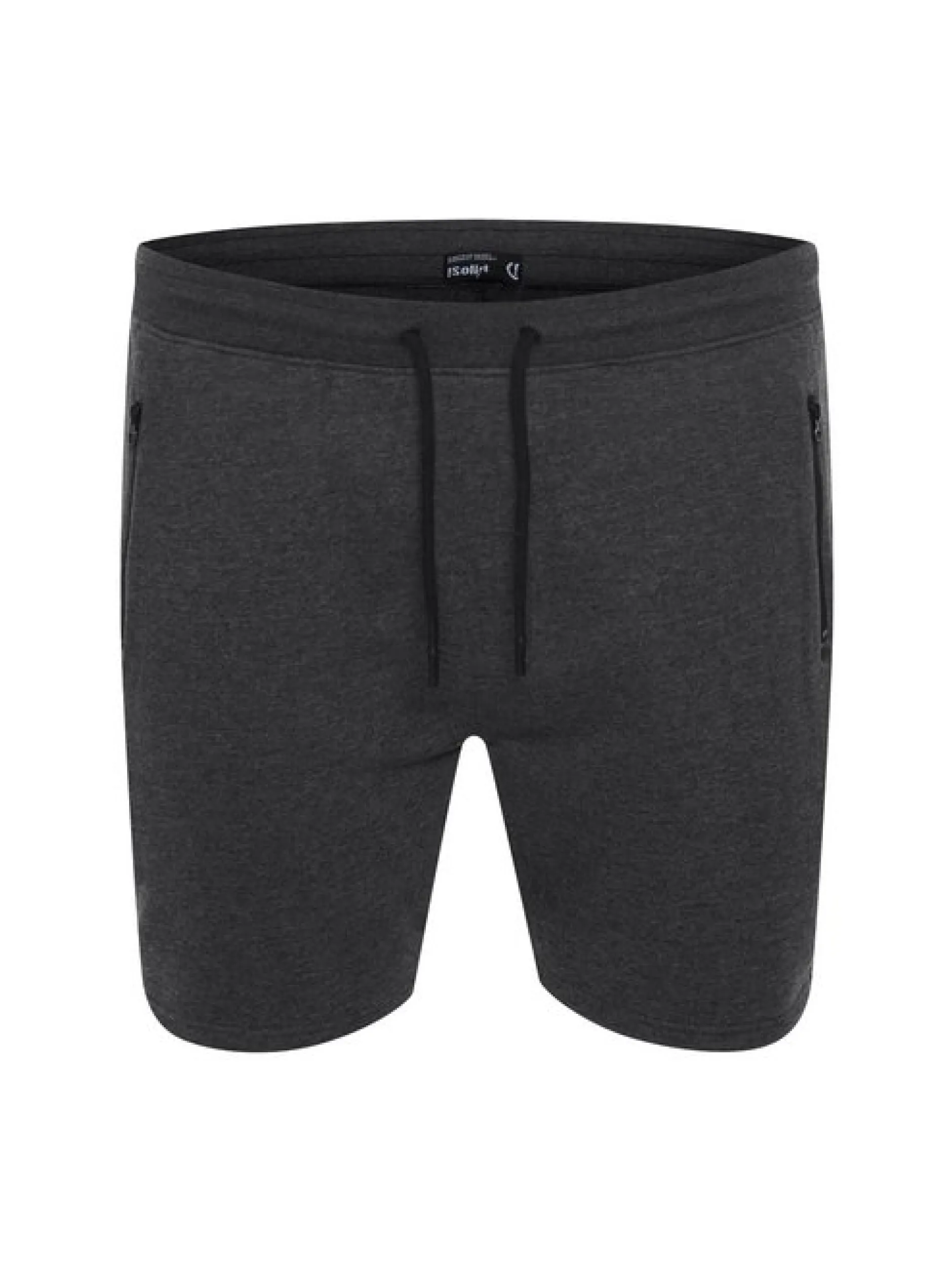 Solid Herren Sweatshorts - SDTaras Big & Tall in grau