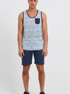Solid Herren Tanktop - SDImbre in blau