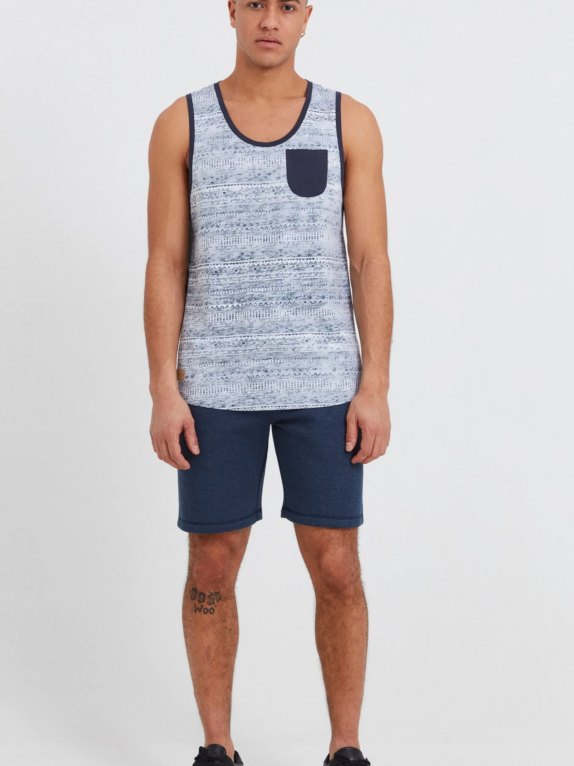 Solid Herren Tanktop - SDImbre in blau